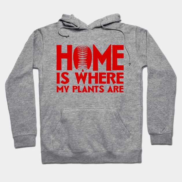 Home Is Where My Plants Are Hoodie by colorsplash